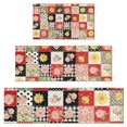 thumbnail image 1 of Pioneer Flower Floral Print Pattern Kitchen Rugs Sets Of 3,Kitchen Runner Rugs Non Skid Washable,Decorative Kitchen Floor Mats for Kitchen,Sink,Laundry,17X30 Inch + 17X47 Inch + 17X59 Inch, 1 of 6