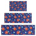 thumbnail image 1 of Pioneer Flower Floral Print Pattern Kitchen Rugs Sets Of 3,Kitchen Runner Rugs Non Skid Washable,Decorative Kitchen Floor Mats for Kitchen,Sink,Laundry,17X30 Inch + 17X47 Inch + 17X59 Inch, 1 of 6