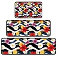 thumbnail image 1 of Pioneer Flower Floral Print Pattern Kitchen Rugs Sets Of 3,Kitchen Runner Rugs Non Skid Washable,Decorative Kitchen Floor Mats for Kitchen,Sink,Laundry,17X30 Inch + 17X47 Inch + 17X59 Inch, 1 of 6