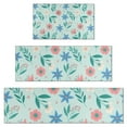 thumbnail image 1 of Pioneer Flower Floral Print Pattern Kitchen Rugs Sets Of 3,Kitchen Runner Rugs Non Skid Washable,Decorative Kitchen Floor Mats for Kitchen,Sink,Laundry,17X30 Inch + 17X47 Inch + 17X59 Inch, 1 of 6