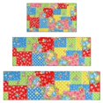 thumbnail image 1 of Pioneer Flower Floral Print Pattern Kitchen Rugs Sets Of 3,Kitchen Runner Rugs Non Skid Washable,Decorative Kitchen Floor Mats for Kitchen,Sink,Laundry,17X30 Inch + 17X47 Inch + 17X59 Inch, 1 of 6