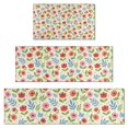 thumbnail image 1 of Pioneer Flower Floral Print Pattern Kitchen Rugs Sets Of 3,Kitchen Runner Rugs Non Skid Washable,Decorative Kitchen Floor Mats for Kitchen,Sink,Laundry,17X30 Inch + 17X47 Inch + 17X59 Inch, 1 of 6