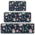 thumbnail image 1 of Pioneer Flower Floral Print Pattern Kitchen Rugs Sets Of 3,Kitchen Runner Rugs Non Skid Washable,Decorative Kitchen Floor Mats for Kitchen,Sink,Laundry,17X30 Inch + 17X47 Inch + 17X59 Inch, 1 of 6