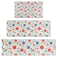 thumbnail image 1 of Pioneer Flower Floral Print Pattern Kitchen Rugs Sets Of 3,Kitchen Runner Rugs Non Skid Washable,Decorative Kitchen Floor Mats for Kitchen,Sink,Laundry,17X30 Inch + 17X47 Inch + 17X59 Inch, 1 of 6