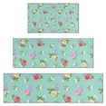 thumbnail image 1 of Pioneer Flower Floral Print Pattern Kitchen Rugs Sets Of 3,Kitchen Runner Rugs Non Skid Washable,Decorative Kitchen Floor Mats for Kitchen,Sink,Laundry,17X30 Inch + 17X47 Inch + 17X59 Inch, 1 of 6