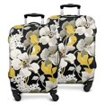 thumbnail image 1 of Pioneer Flower Floral Print Pattern Luggage Cover Fashion Suitcase Cover Baggage Covers Fit 25-28 Inch Luggage (Go Travel), 1 of 2