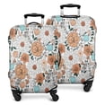 thumbnail image 1 of Pioneer Flower Floral Print Pattern Luggage Cover Fashion Suitcase Cover Baggage Covers Fit 25-28 Inch Luggage (Go Travel), 1 of 5