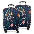 thumbnail image 1 of Pioneer Flower Floral Print Pattern Luggage Cover Fashion Suitcase Cover Baggage Covers Fit 25-28 Inch Luggage (Go Travel), 1 of 5
