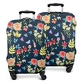 thumbnail image 1 of Pioneer Flower Floral Print Pattern Luggage Cover Fashion Suitcase Cover Baggage Covers Fit 25-28 Inch Luggage (Go Travel), 1 of 5