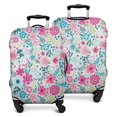 thumbnail image 1 of Pioneer Flower Floral Print Pattern Luggage Cover Fashion Suitcase Cover Baggage Covers Fit 25-28 Inch Luggage (Go Travel), 1 of 5