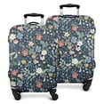 thumbnail image 1 of Pioneer Flower Floral Print Pattern Luggage Cover Fashion Suitcase Cover Baggage Covers Fit 25-28 Inch Luggage (Go Travel), 1 of 5