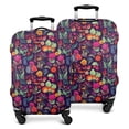 thumbnail image 1 of Pioneer Flower Floral Print Pattern Luggage Cover Fashion Suitcase Cover Baggage Covers Fit 25-28 Inch Luggage (Go Travel), 1 of 5