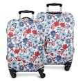 thumbnail image 1 of Pioneer Flower Floral Print Pattern Luggage Cover Fashion Suitcase Cover Baggage Covers Fit 25-28 Inch Luggage (Go Travel), 1 of 5