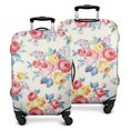 thumbnail image 1 of Pioneer Flower Floral Print Pattern Luggage Cover Fashion Suitcase Cover Baggage Covers Fit 25-28 Inch Luggage (Go Travel), 1 of 5