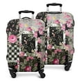 thumbnail image 1 of Pioneer Flower Floral Print Pattern Luggage Cover Fashion Suitcase Cover Baggage Covers Fit 25-28 Inch Luggage (Go Travel), 1 of 5