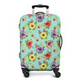 thumbnail image 1 of Pioneer Flower Floral Print Pattern Luggage Cover,Stretch Suitcase Dust Cover with Top & Side Openings, High Stretch Gift Ideas for Holiday Birthday Gifts,S(18-20in), 1 of 7