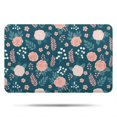 thumbnail image 1 of Pioneer Flower Floral Print Pattern Non Slip Microfiber Bathroom Rugs, Soft Rubber Backing Bath Mats for Bathroom Floor Tub and Shower,17"x27", 1 of 5