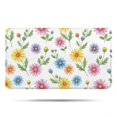 thumbnail image 1 of Pioneer Flower Floral Print Pattern Non Slip Microfiber Bathroom Rugs, Soft Rubber Backing Bath Mats for Bathroom Floor Tub and Shower,17"x30", 1 of 5
