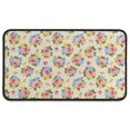 thumbnail image 1 of Pioneer Flower Floral Print Pattern Non Slip Washable Indoor Door Mat, Decorative Entry Rug for Entrance Bedroom Kitchen Bathroom, 30"x17", 1 of 6