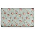 thumbnail image 1 of Pioneer Flower Floral Print Pattern Non Slip Washable Indoor Door Mat, Decorative Entry Rug for Entrance Bedroom Kitchen Bathroom, 30"x17", 1 of 6