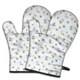 thumbnail image 1 of Pioneer Flower Floral Print Pattern Oven Mitt 2-Pack Set, Heat Resistant Kitchen Gloves, 7.7" X 12", 1 of 6