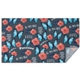 thumbnail image 1 of Pioneer Flower Floral Print Pattern Rectangle Tablecloth 60"x102",Waterproof Polyester Rectangle Table Cloth, Wipeable Spillproof Polyester Tablecloth for Dining, Camping, Indoor and Outdoor, 1 of 6