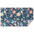 thumbnail image 1 of Pioneer Flower Floral Print Pattern Rectangle Tablecloth 60"x102",Waterproof Polyester Rectangle Table Cloth, Wipeable Spillproof Polyester Tablecloth for Dining, Camping, Indoor and Outdoor, 1 of 6