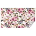 thumbnail image 1 of Pioneer Flower Floral Print Pattern Rectangle Tablecloth 60"x102",Waterproof Polyester Rectangle Table Cloth, Wipeable Spillproof Polyester Tablecloth for Dining, Camping, Indoor and Outdoor, 1 of 6
