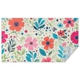 thumbnail image 1 of Pioneer Flower Floral Print Pattern Rectangle Tablecloth 60"x102",Waterproof Polyester Rectangle Table Cloth, Wipeable Spillproof Polyester Tablecloth for Dining, Camping, Indoor and Outdoor, 1 of 6