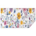 thumbnail image 1 of Pioneer Flower Floral Print Pattern Rectangle Tablecloth 60"x102",Waterproof Polyester Rectangle Table Cloth, Wipeable Spillproof Polyester Tablecloth for Dining, Camping, Indoor and Outdoor, 1 of 6