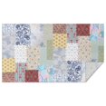 thumbnail image 1 of Pioneer Flower Floral Print Pattern Rectangle Tablecloth 60"x102",Waterproof Polyester Rectangle Table Cloth, Wipeable Spillproof Polyester Tablecloth for Dining, Camping, Indoor and Outdoor, 1 of 6