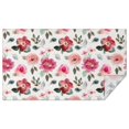 thumbnail image 1 of Pioneer Flower Floral Print Pattern Rectangle Tablecloth 60"x102",Waterproof Polyester Rectangle Table Cloth, Wipeable Spillproof Polyester Tablecloth for Dining, Camping, Indoor and Outdoor, 1 of 5