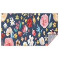 thumbnail image 1 of Pioneer Flower Floral Print Pattern Rectangle Tablecloth 60"x102",Waterproof Polyester Rectangle Table Cloth, Wipeable Spillproof Polyester Tablecloth for Dining, Camping, Indoor and Outdoor, 1 of 6