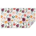 thumbnail image 1 of Pioneer Flower Floral Print Pattern Rectangle Tablecloth 60"x102",Waterproof Polyester Rectangle Table Cloth, Wipeable Spillproof Polyester Tablecloth for Dining, Camping, Indoor and Outdoor, 1 of 5