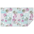thumbnail image 1 of Pioneer Flower Floral Print Pattern Rectangle Tablecloth 60"x102",Waterproof Polyester Rectangle Table Cloth, Wipeable Spillproof Polyester Tablecloth for Dining, Camping, Indoor and Outdoor, 1 of 6