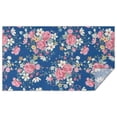 thumbnail image 1 of Pioneer Flower Floral Print Pattern Rectangle Tablecloth 60"x102",Waterproof Polyester Rectangle Table Cloth, Wipeable Spillproof Polyester Tablecloth for Dining, Camping, Indoor and Outdoor, 1 of 6