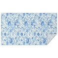 thumbnail image 1 of Pioneer Flower Floral Print Pattern Rectangle Tablecloth 60"x102",Waterproof Polyester Rectangle Table Cloth, Wipeable Spillproof Polyester Tablecloth for Dining, Camping, Indoor and Outdoor, 1 of 6