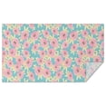 thumbnail image 1 of Pioneer Flower Floral Print Pattern Rectangle Tablecloth 60"x102",Waterproof Polyester Rectangle Table Cloth, Wipeable Spillproof Polyester Tablecloth for Dining, Camping, Indoor and Outdoor, 1 of 6