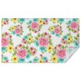 thumbnail image 1 of Pioneer Flower Floral Print Pattern Rectangle Tablecloth 60"x102", Waterproof Polyester Table Cloth, Wipeable Spillproof for Dining Camping Indoor Outdoor, 1 of 6