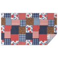 thumbnail image 1 of Pioneer Flower Floral Print Pattern Rectangle Tablecloth 60"x102", Waterproof Polyester Table Cloth, Wipeable Spillproof for Dining Camping Indoor Outdoor, 1 of 6