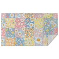 thumbnail image 1 of Pioneer Flower Floral Print Pattern Rectangle Tablecloth 60"x102", Waterproof Polyester Table Cloth, Wipeable Spillproof for Dining Camping Indoor Outdoor, 1 of 6
