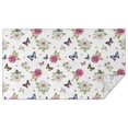 thumbnail image 1 of Pioneer Flower Floral Print Pattern Rectangle Tablecloth 60"x102", Waterproof Polyester Table Cloth, Wipeable Spillproof for Dining Camping Indoor Outdoor, 1 of 6