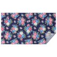 thumbnail image 1 of Pioneer Flower Floral Print Pattern Rectangle Tablecloth 60"x102", Waterproof Polyester Table Cloth, Wipeable Spillproof for Dining Camping Indoor Outdoor, 1 of 6