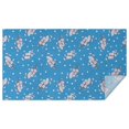 thumbnail image 1 of Pioneer Flower Floral Print Pattern Rectangle Tablecloth 60"x102", Waterproof Polyester Table Cloth, Wipeable Spillproof for Dining Camping Indoor Outdoor, 1 of 6