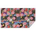 thumbnail image 1 of Pioneer Flower Floral Print Pattern Rectangle Tablecloth 60"x102", Waterproof Polyester Table Cloth, Wipeable Spillproof for Dining Camping Indoor Outdoor, 1 of 6