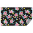 thumbnail image 1 of Pioneer Flower Floral Print Pattern Rectangle Tablecloth 60"x102", Waterproof Polyester Table Cloth, Wipeable Spillproof for Dining Camping Indoor Outdoor, 1 of 6