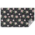 thumbnail image 1 of Pioneer Flower Floral Print Pattern Rectangle Tablecloth 60"x102", Waterproof Polyester Table Cloth, Wipeable Spillproof for Dining Camping Indoor Outdoor, 1 of 6