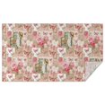 thumbnail image 1 of Pioneer Flower Floral Print Pattern Rectangle Tablecloth 60"x102", Waterproof Polyester Table Cloth, Wipeable Spillproof for Dining Camping Indoor Outdoor, 1 of 6