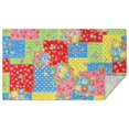 thumbnail image 1 of Pioneer Flower Floral Print Pattern Rectangle Tablecloth 60"x102", Waterproof Polyester Table Cloth, Wipeable Spillproof for Dining Camping Indoor Outdoor, 1 of 6