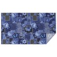 thumbnail image 1 of Pioneer Flower Floral Print Pattern Rectangle Tablecloth 60"x102", Waterproof Polyester Table Cloth, Wipeable Spillproof for Dining Camping Indoor Outdoor, 1 of 6